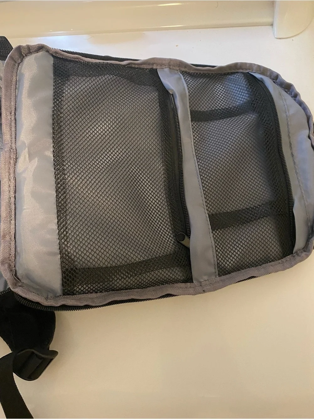 Black Men's camera Backpack